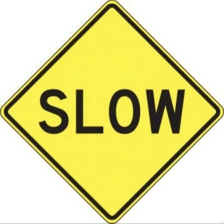Accuform SURFACE  DRIVING CONDITIONS SIGN FRW464DP FRW464DP